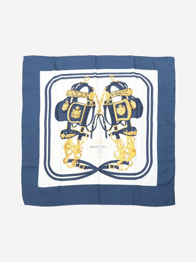 Blue Brides De Gala silk scarf Scarves Hermes 