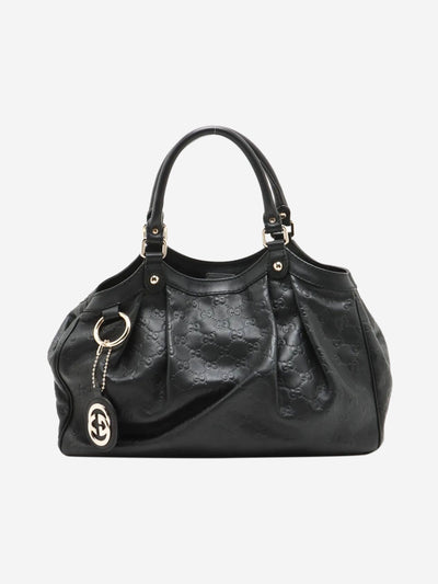 Black Guccissima Sukey leather bag Top Handle Bags Gucci 