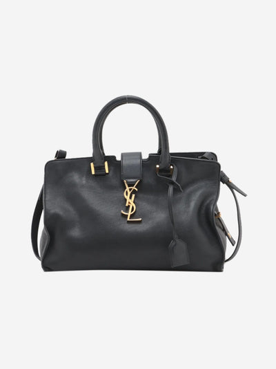 Black Paris Baby Cabas leather 2way bag Shoulder bags Saint Laurent 