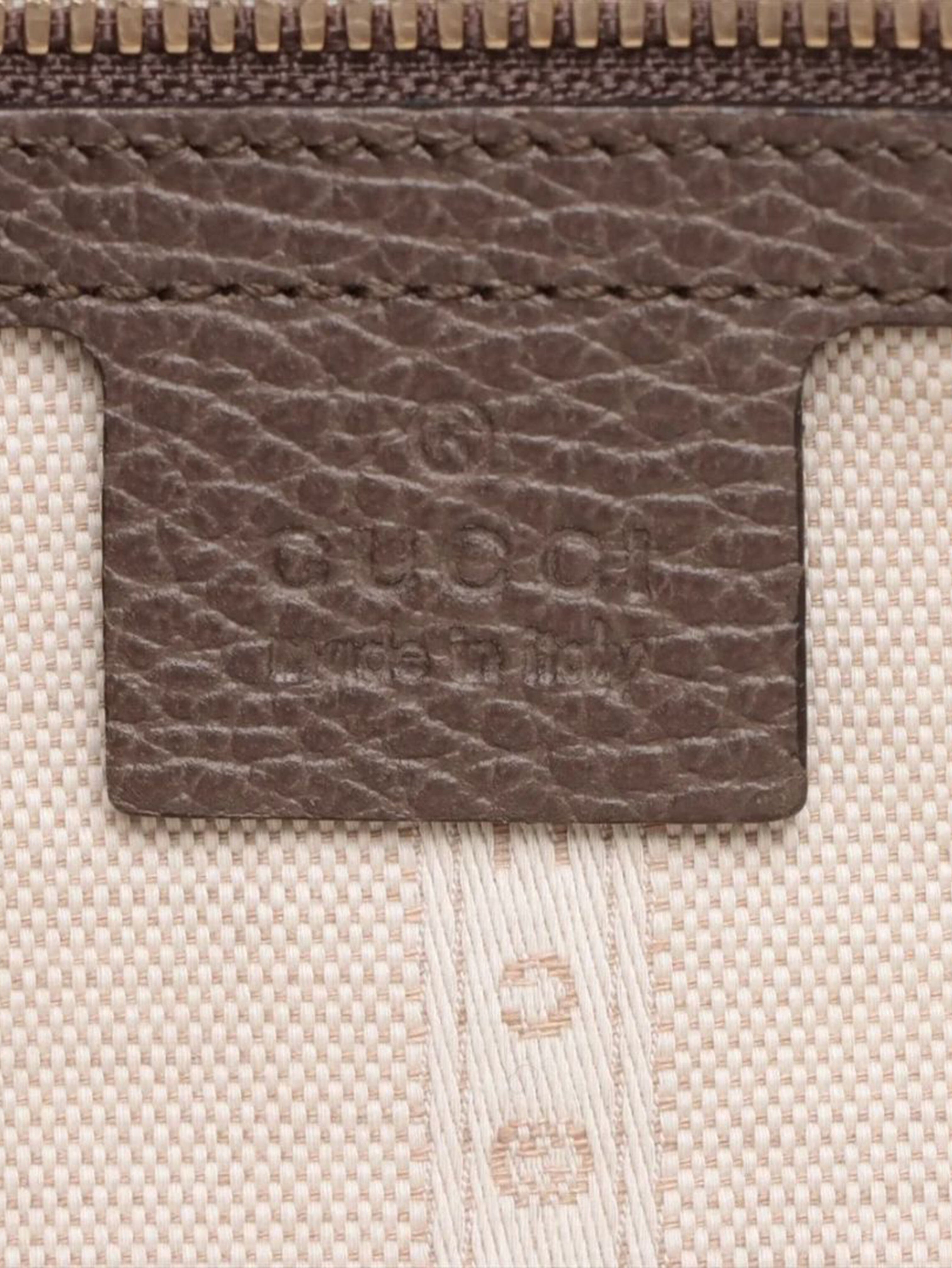 Brown leather top handle bag Top Handle Bags Gucci 