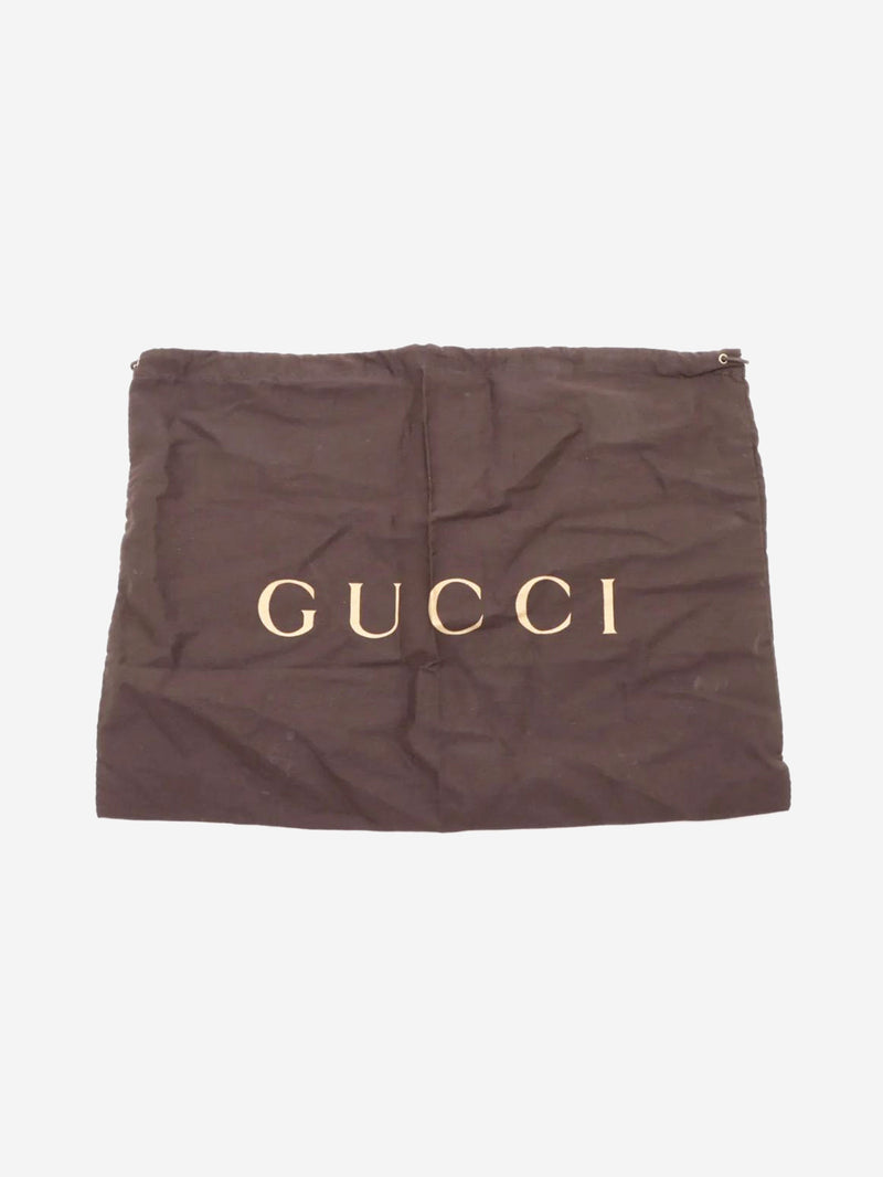 Brown leather top handle bag Top Handle Bags Gucci 