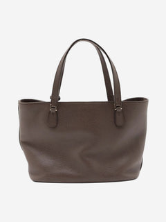 Brown leather top handle bag Top Handle Bags Gucci 