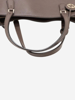 Brown leather top handle bag Top Handle Bags Gucci 