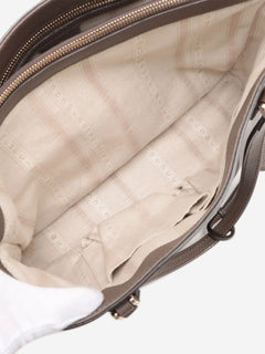 Brown leather top handle bag Top Handle Bags Gucci 