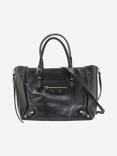 Black The paper mini leather 2way bag Cross-body bags Balenciaga 