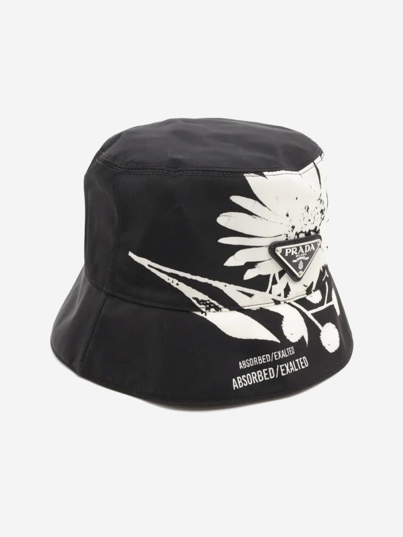 Black Re-Nylon bucket hat - size M Hats Prada 