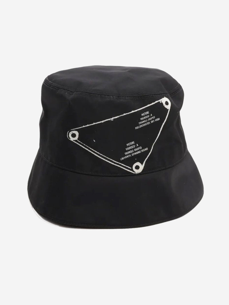 Black Re-Nylon bucket hat - size M Hats Prada 