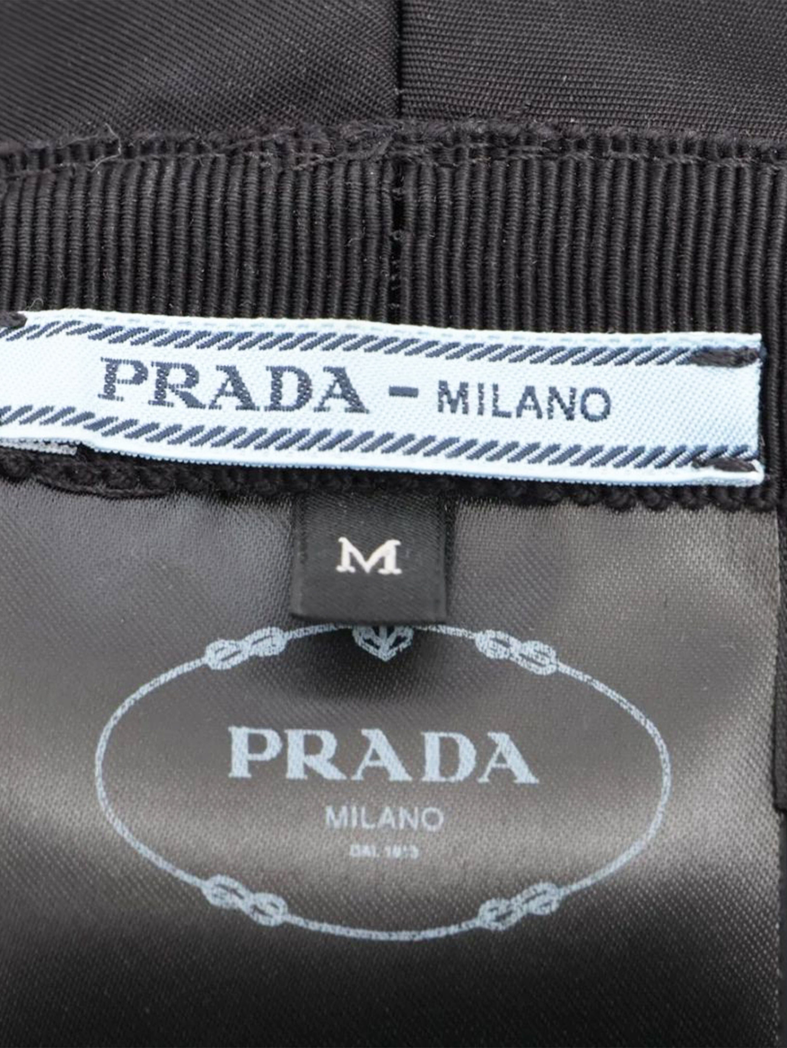 Black Re-Nylon bucket hat - size M Hats Prada 