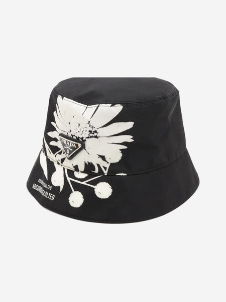 Black Re-Nylon bucket hat - size M product image