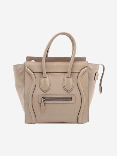 Neutral Micro Luggage bag Top Handle Bags Celine 