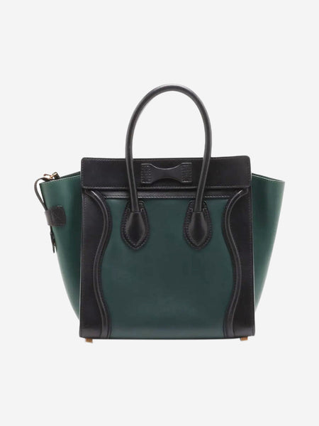 Dark green and black Micro Luggage bag alternate image