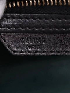 Dark green and black Micro Luggage bag Top Handle Bags Celine 