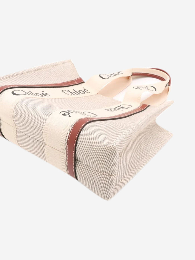 Neutral medium Woody tote bag Tote Bags Chloe 
