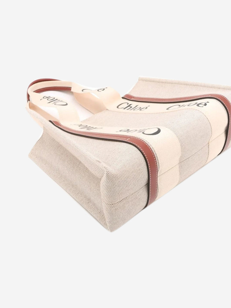 Neutral medium Woody tote bag Tote Bags Chloe 