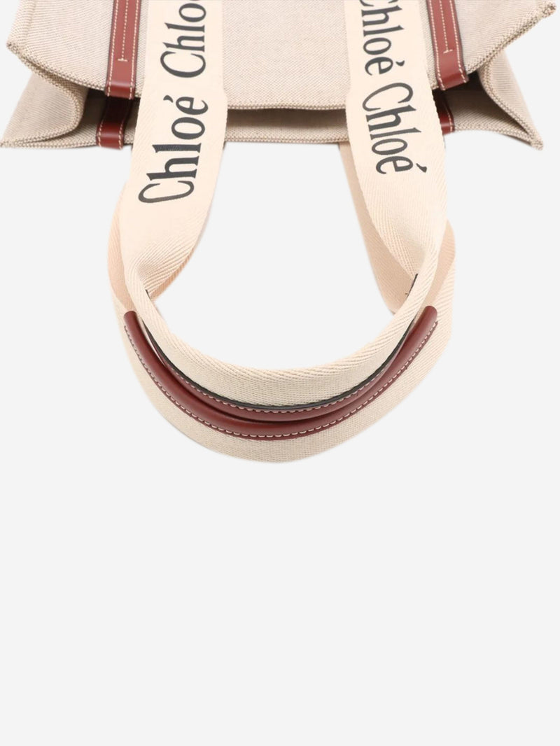Neutral medium Woody tote bag Tote Bags Chloe 