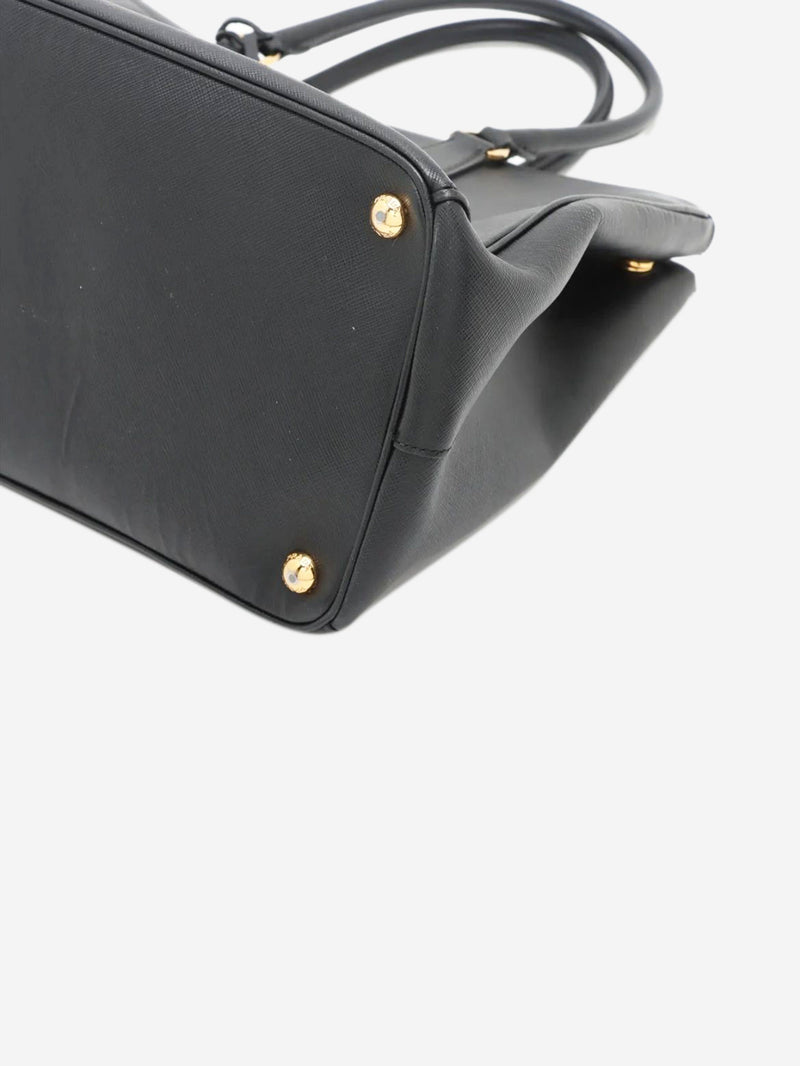Black Saffiano Lux Galleria 2way bag Shoulder bags Prada 