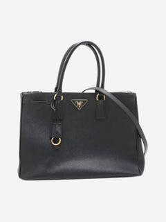 Black Saffiano Lux Galleria 2way bag Shoulder bags Prada 