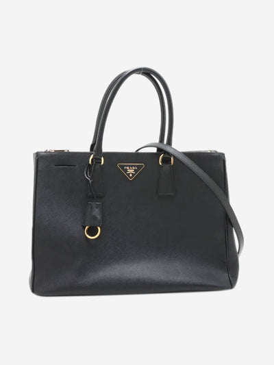 Black Saffiano Lux Galleria 2way bag Shoulder bags Prada 