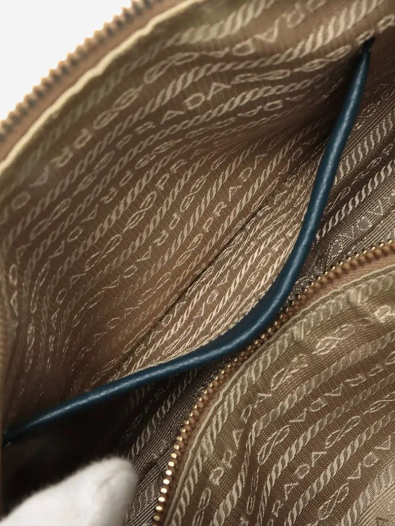 Blue leather shoulder bag Shoulder bags Prada 