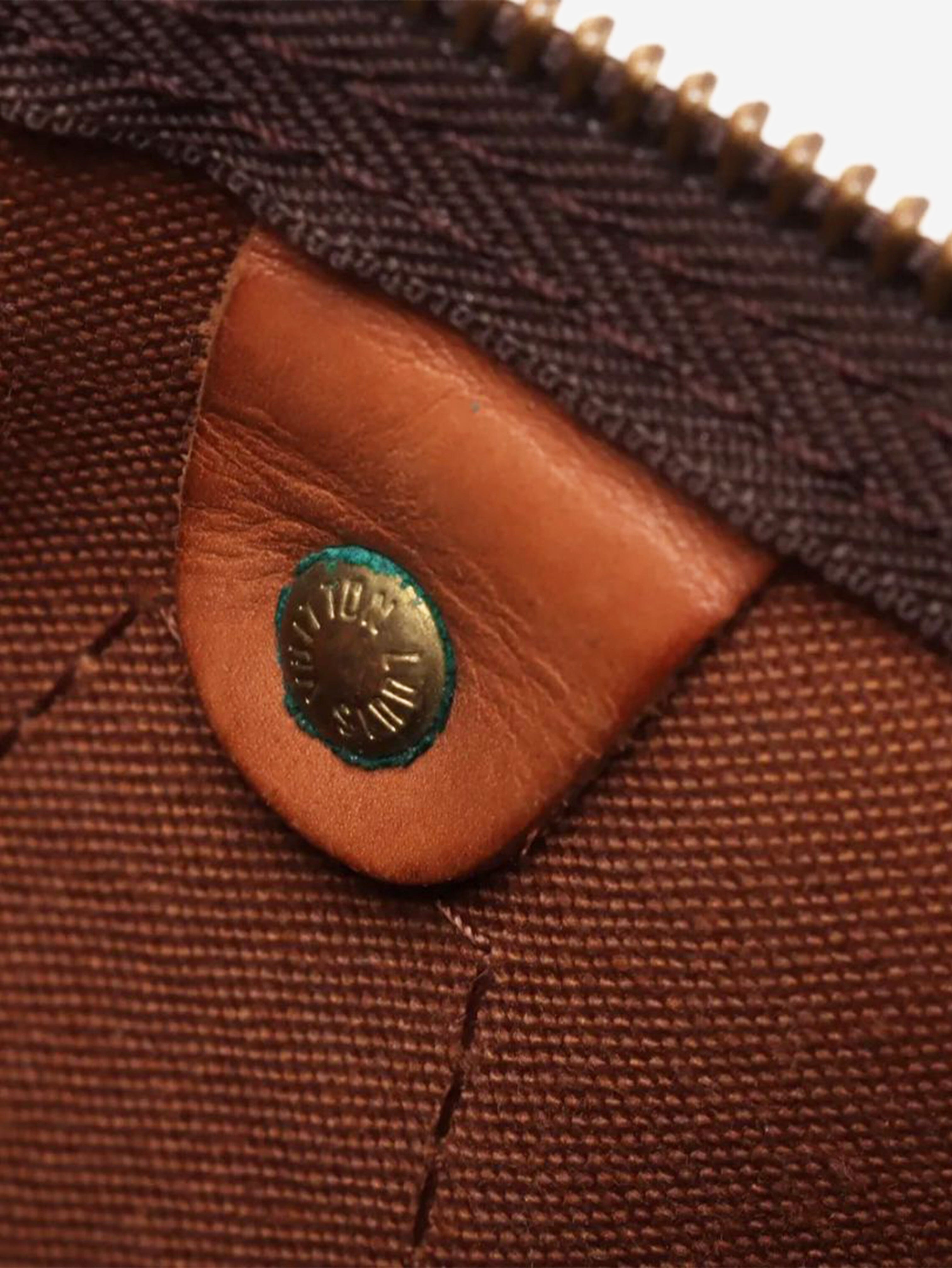 Brown vintage 1992 Monogram Speedy 30 bag Top Handle Bags Louis Vuitton 