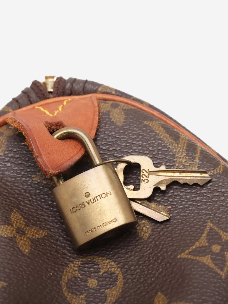 Brown vintage 1992 Monogram Speedy 30 bag Top Handle Bags Louis Vuitton 