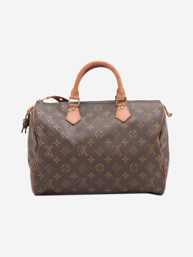 Brown vintage 1992 Monogram Speedy 30 bag Top Handle Bags Louis Vuitton 
