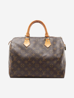 Brown vintage 1991 Speedy 30 bag Top Handle Bags Louis Vuitton 