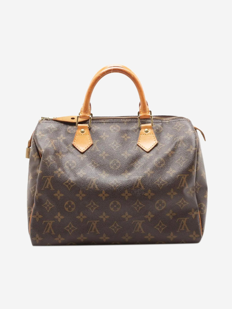 Brown vintage 1998 Speedy 30 bag Top Handle Bags Louis Vuitton 