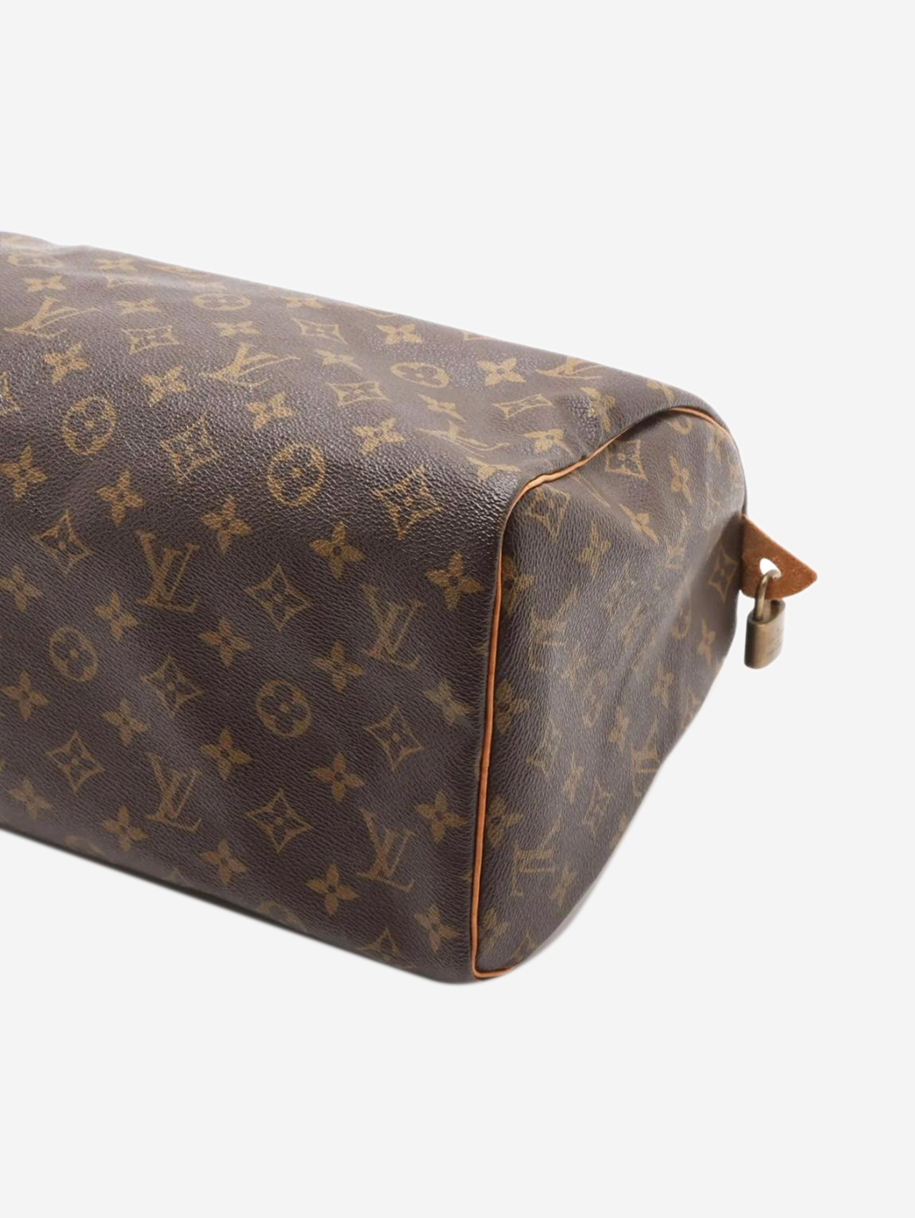 Brown vintage 1991 Speedy 30 bag Top Handle Bags Louis Vuitton 