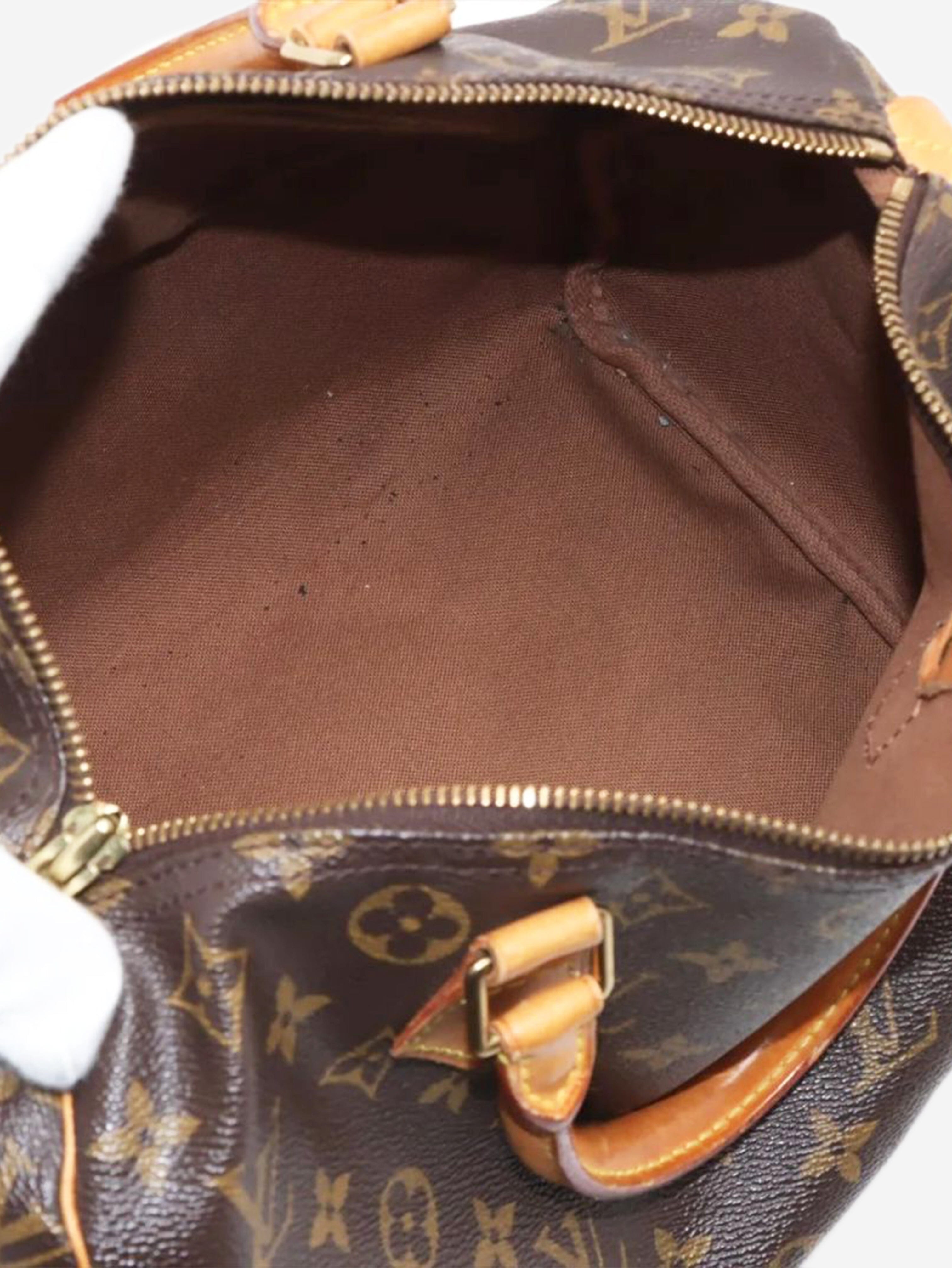 Brown vintage 1998 Speedy 30 bag Top Handle Bags Louis Vuitton 