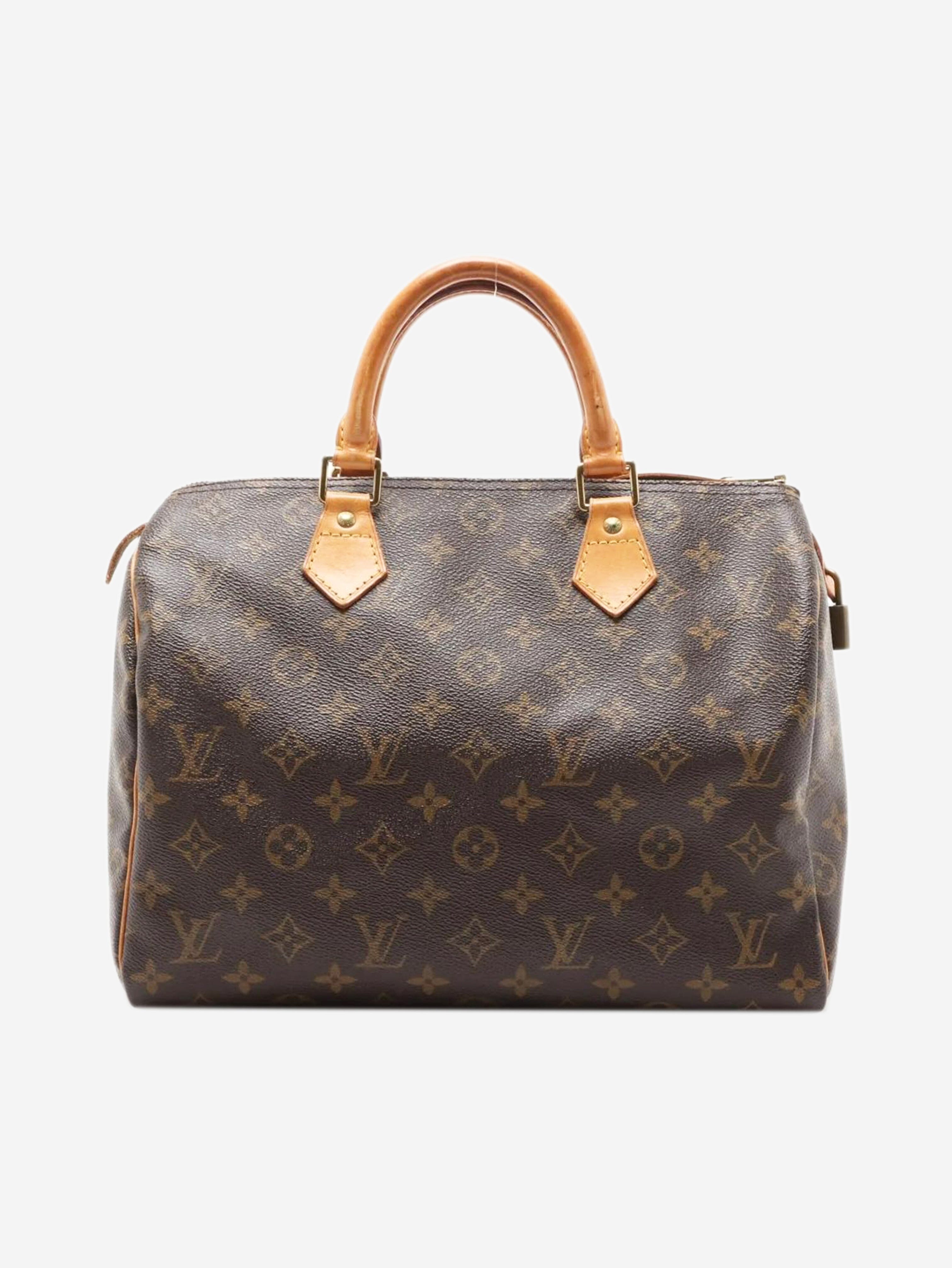 Brown vintage 1998 Speedy 30 bag Top Handle Bags Louis Vuitton 