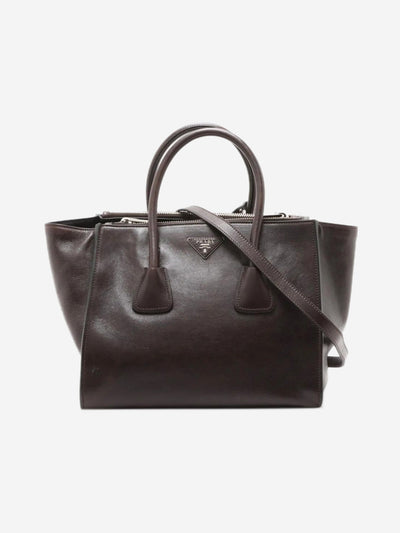 Dark brown leather 2way bag Shoulder bags Prada 