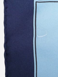 Blue silk horse and carriage scarf Scarves Hermes 