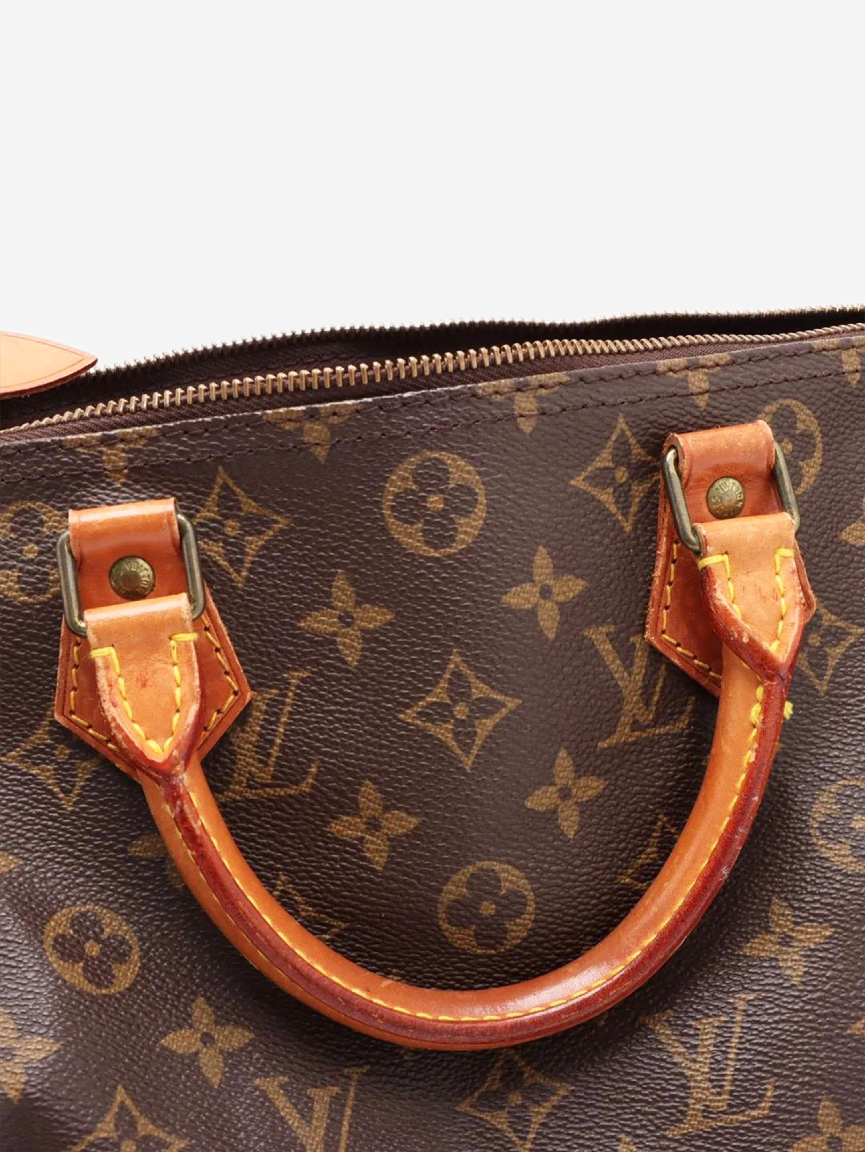 Brown vintage Monogram Speedy 30 bag Top Handle Bags Louis Vuitton 