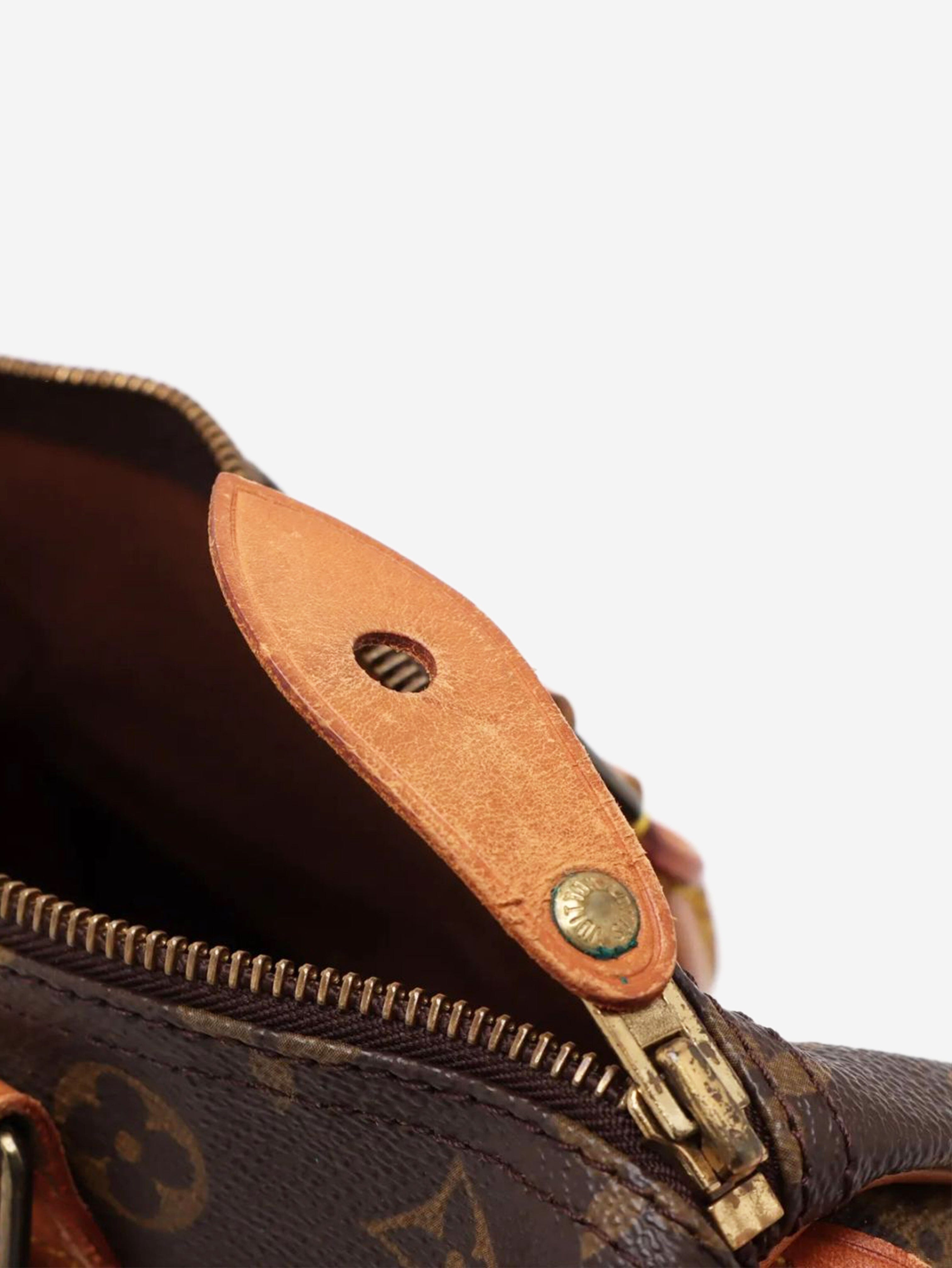 Brown vintage Monogram Speedy 30 bag Top Handle Bags Louis Vuitton 
