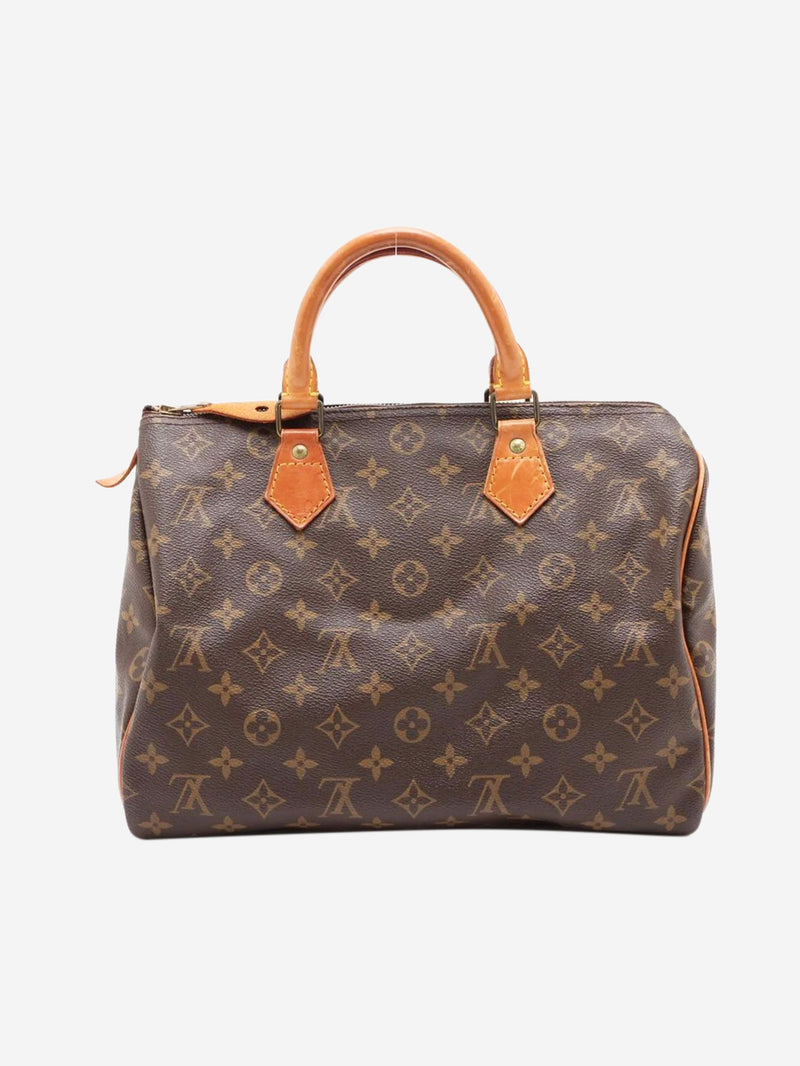 Brown vintage Monogram Speedy 30 bag Top Handle Bags Louis Vuitton 