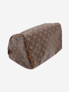 Brown vintage Monogram Speedy 30 bag Top Handle Bags Louis Vuitton 