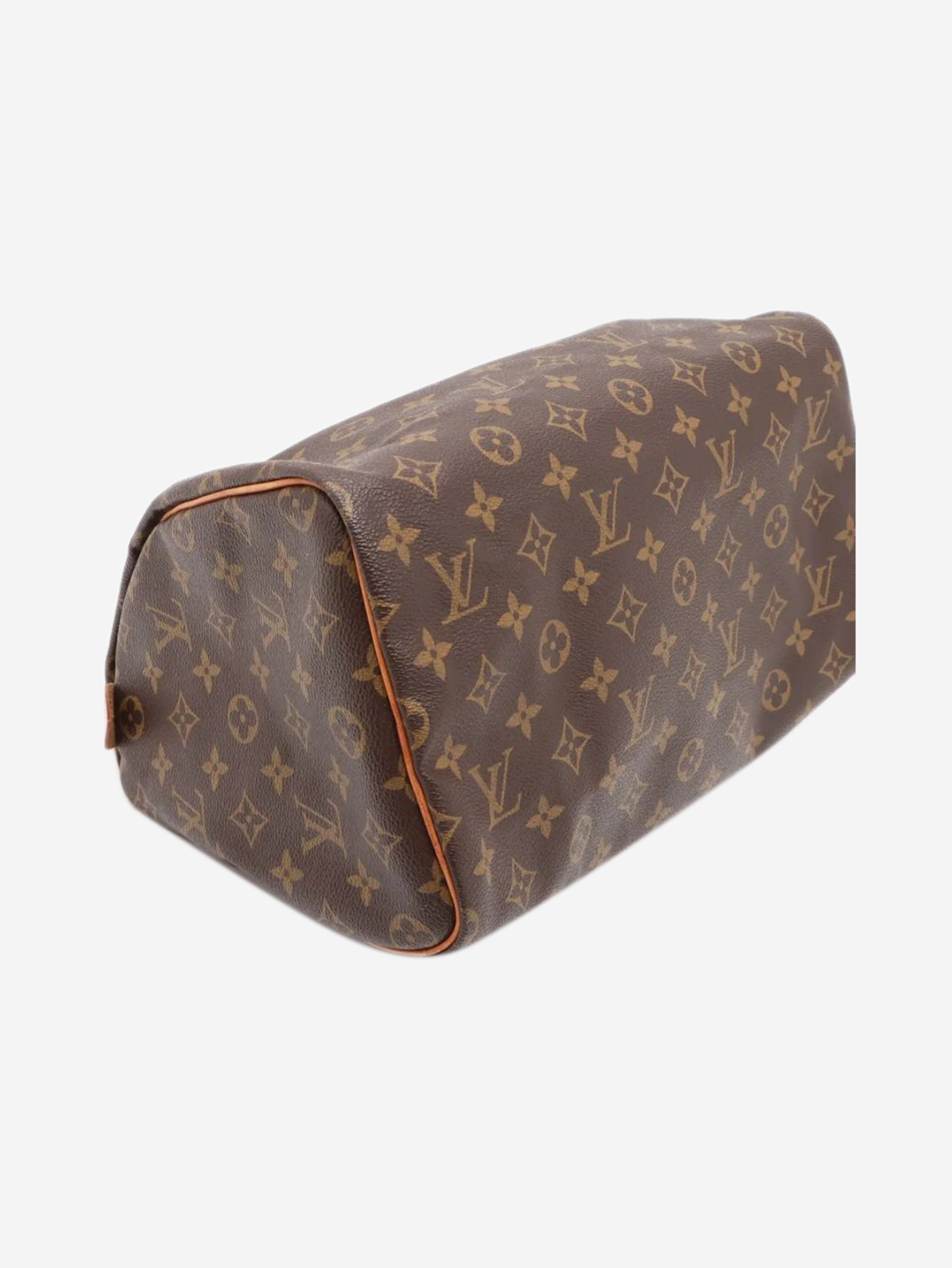 Brown vintage Monogram Speedy 30 bag Top Handle Bags Louis Vuitton 