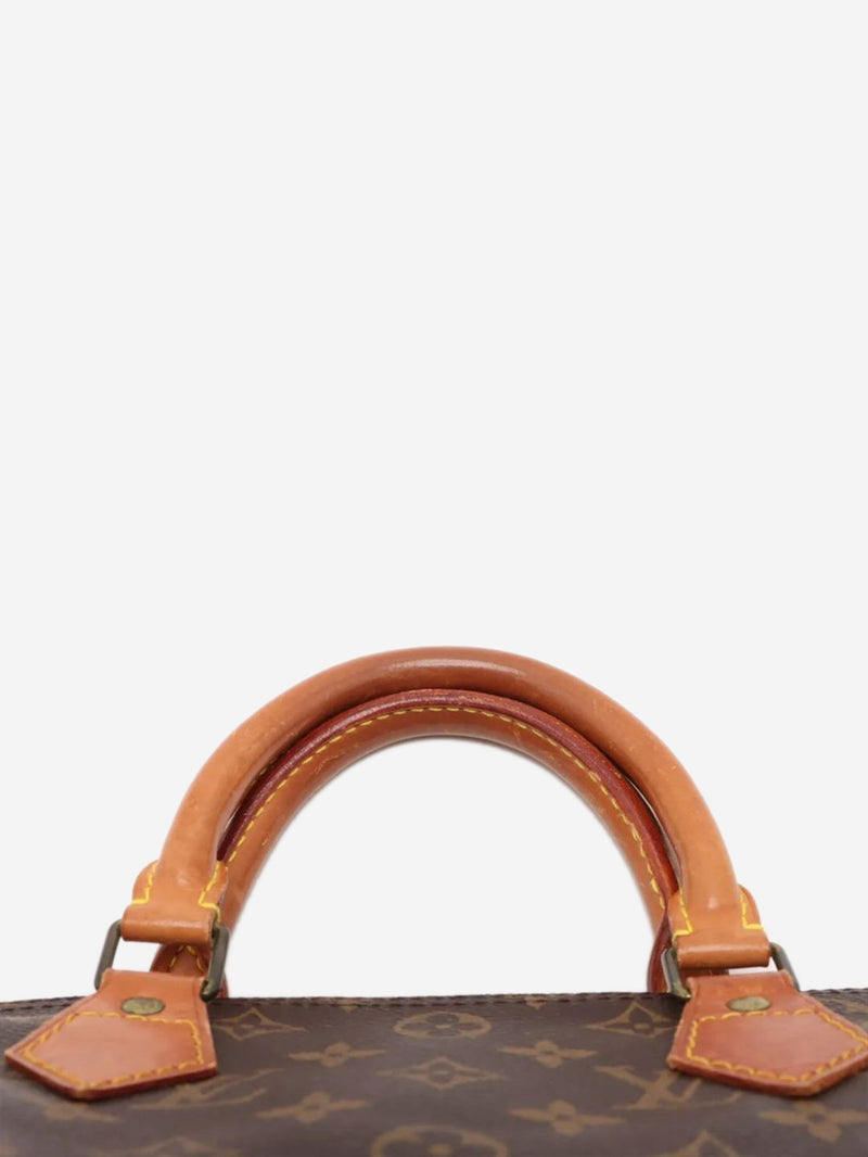 Brown vintage Monogram Speedy 30 bag Top Handle Bags Louis Vuitton 