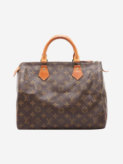 Brown vintage Monogram Speedy 30 bag Top Handle Bags Louis Vuitton 