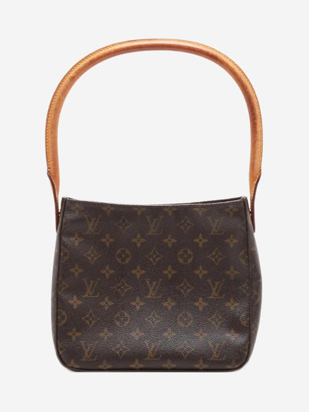 Brown vintage 2001 Monogram Looping MM bag alternate image