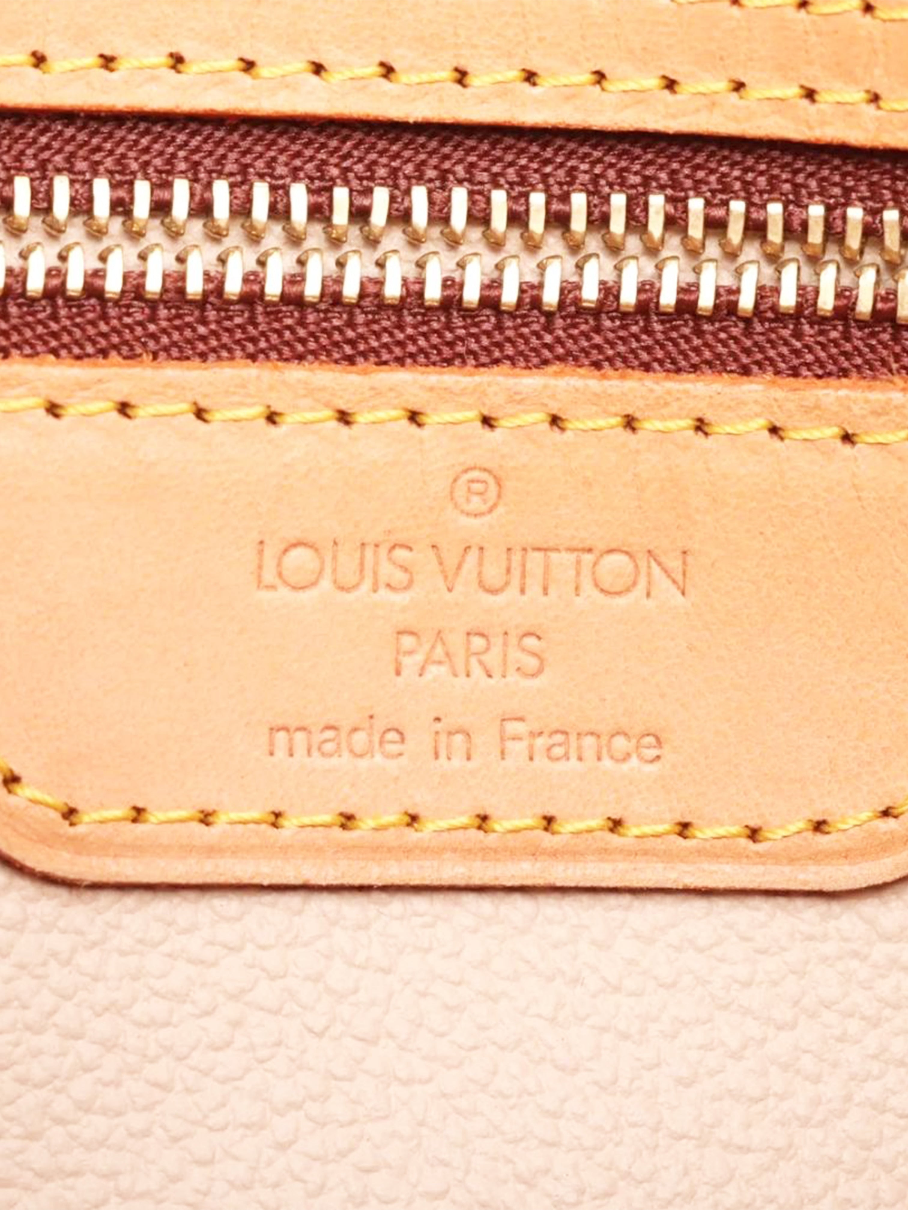 Brown vintage 2001 Monogram Bucket PM bag