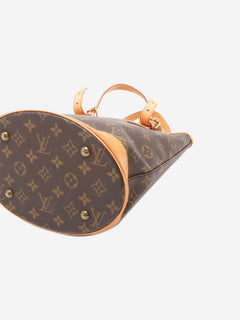 Brown vintage 2001 Monogram Bucket PM bag