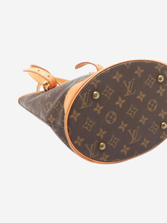 Brown vintage 2001 Monogram Bucket PM bag