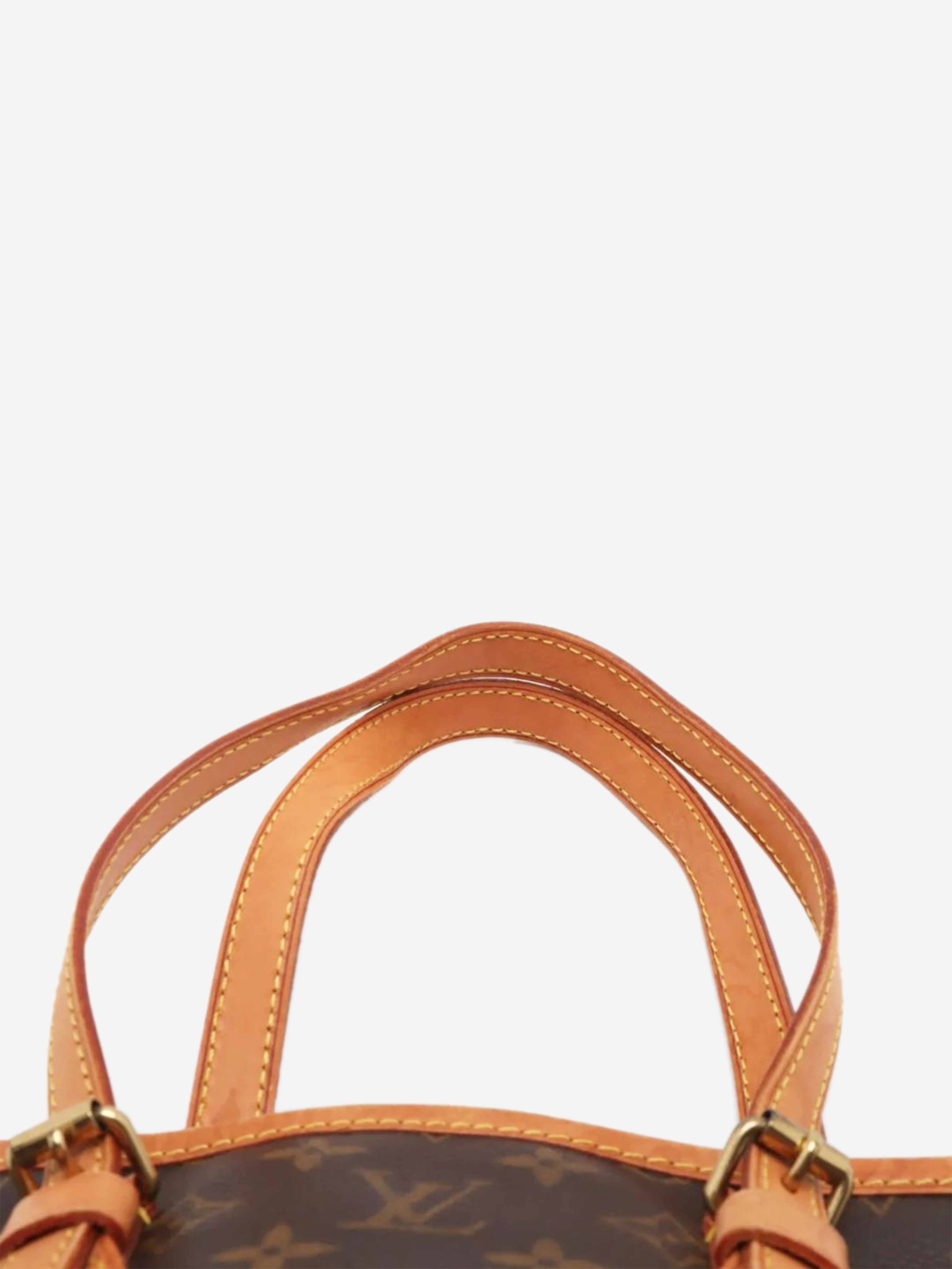 Brown vintage 2001 Monogram Bucket PM bag