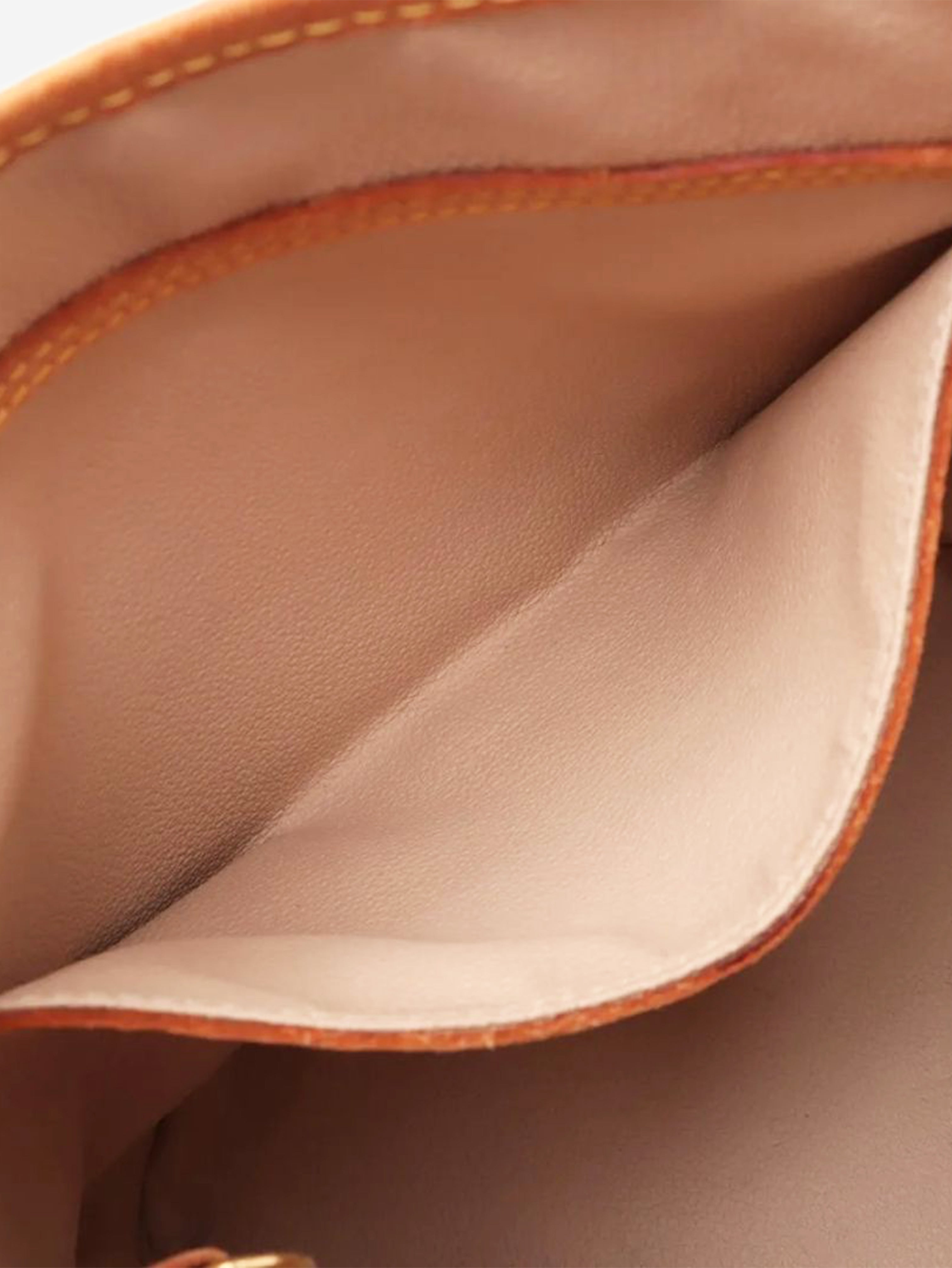 Brown vintage 2001 Monogram Bucket PM bag
