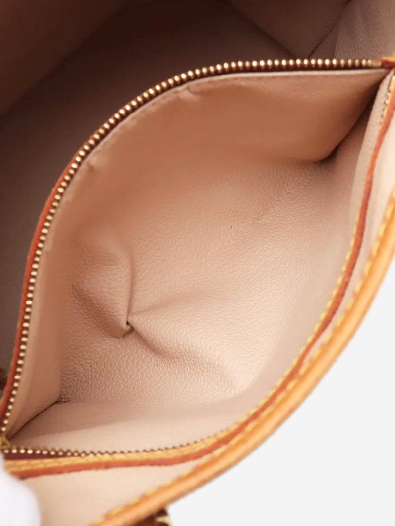 Brown vintage 2001 Monogram Bucket PM bag