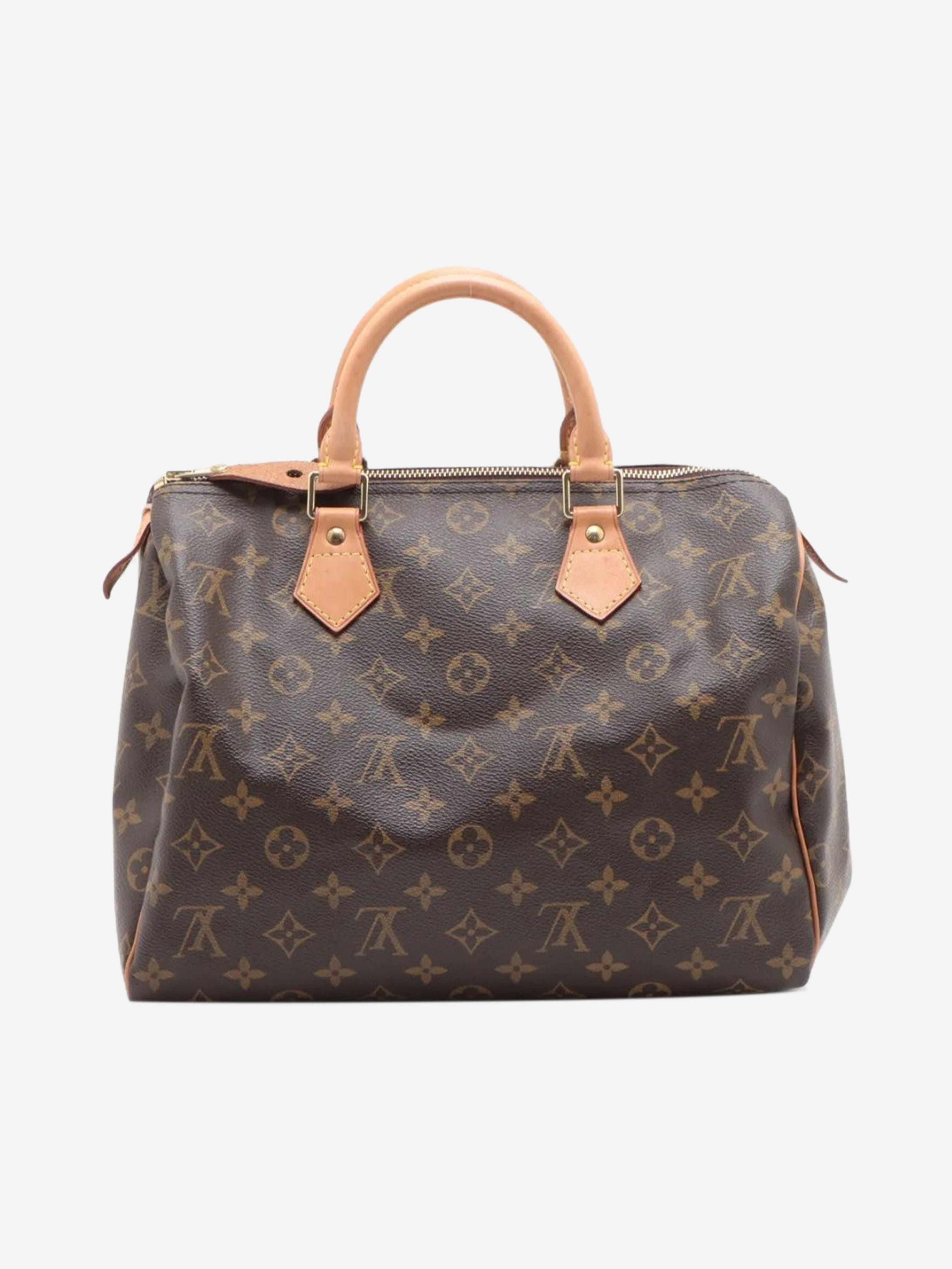 Brown vintage 2003 Monogram Speedy 30 bag Top Handle Bags Louis Vuitton 