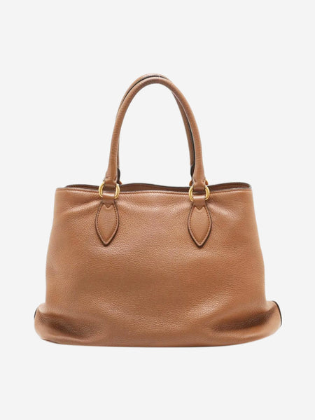 Brown Vitello Phenix leather 2way bag alternate image