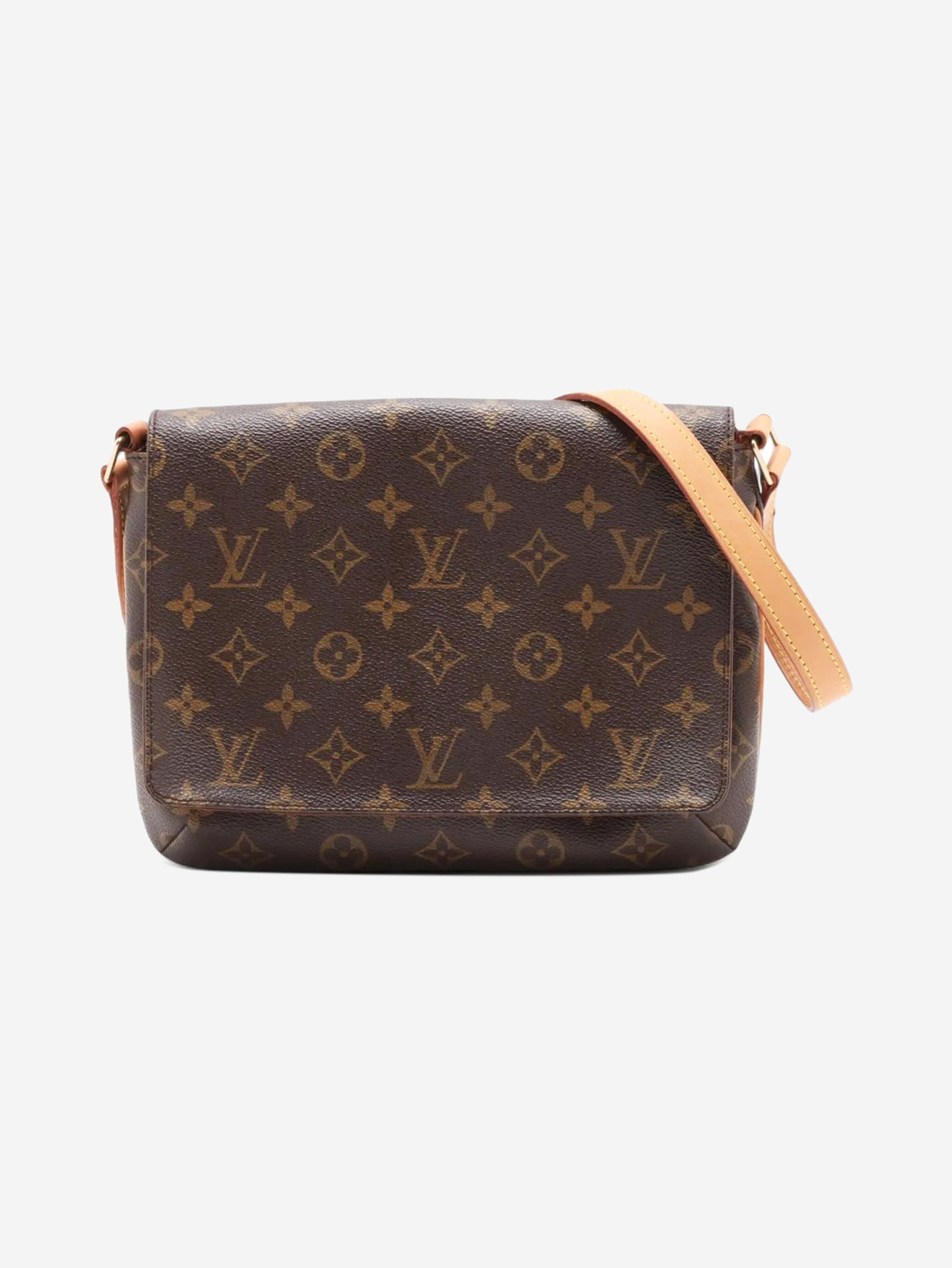 Brown vintage 2002 Monogram Musette Tango shoulder bag